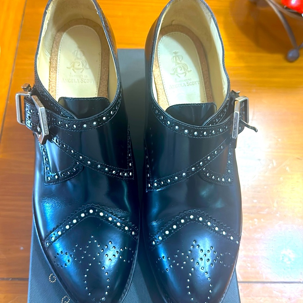 Beautiful black shoes. The Office of Angela Scott